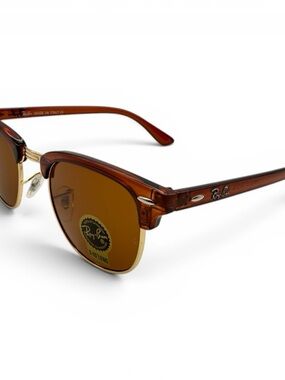 Ray-Ban Clubmaster Sunglasses in Tortoiseshell Brown